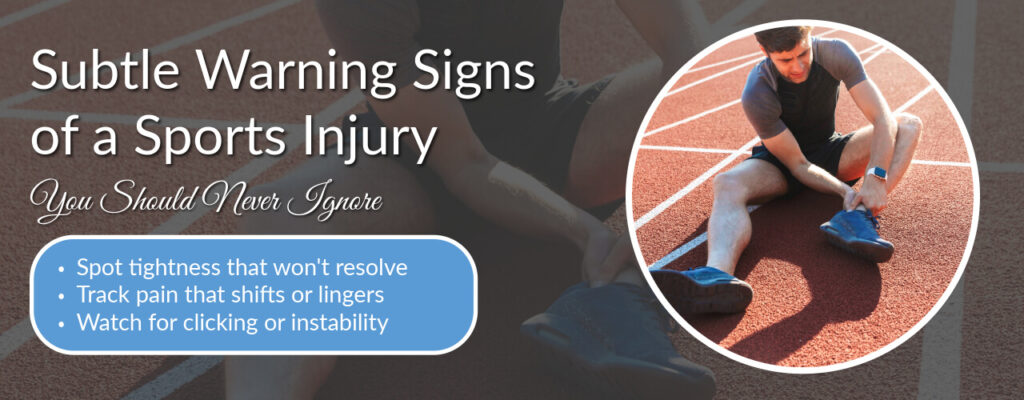 Subtle Warning Signs of a Sports Injury You Should Never Ignore